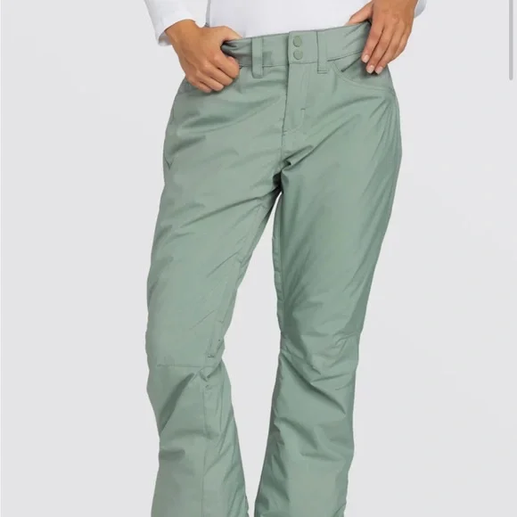Light Blue/green Roxy Ski Pants size small - Picture 7 of 7